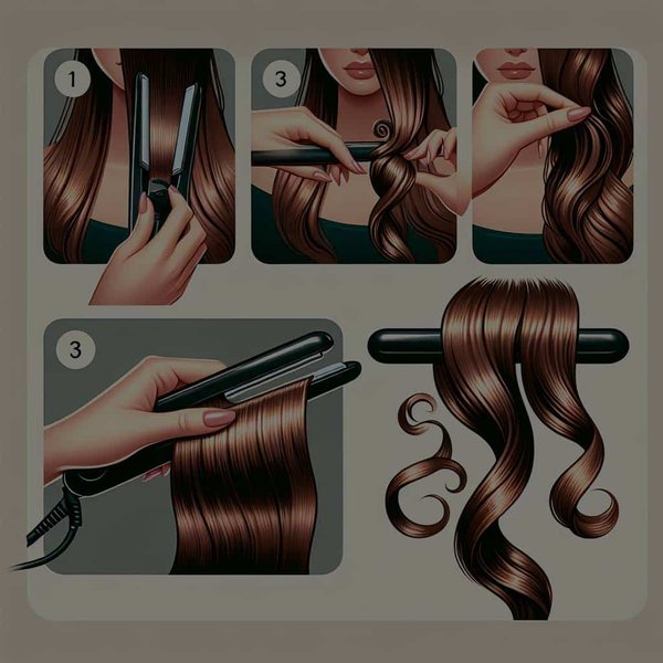 Quelle est la meilleure technique pour réaliser des boucles avec un fer plat?