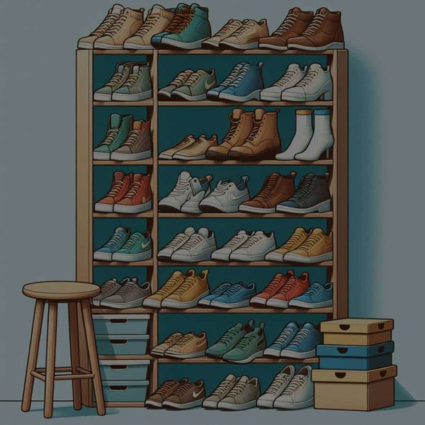 Quelle est la meilleure façon de ranger des chaussures pour maximiser l'espace et préserver leur forme?